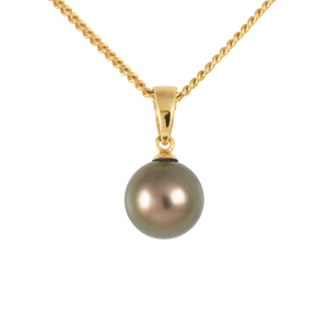 Tahitian Pearl on Articulated Bail Pendant