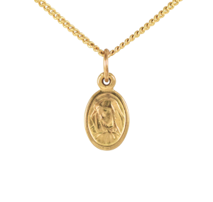 9K Gold Madonna Pendant