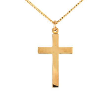 Plain Flat Cross Pendant