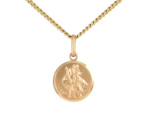 Round St. Christopher Pendant