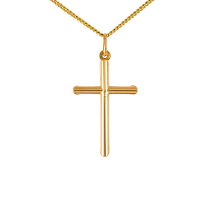 Plain Rounded Cross Pendant