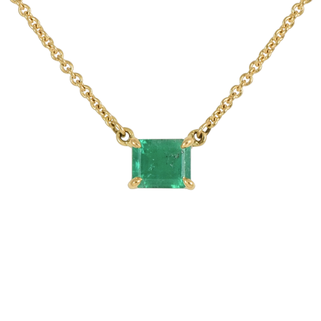 Emerald Claw Set Necklace